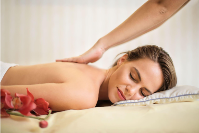 A relaxing Healing Massage Forest Hills session in a calm spa room with soft lighting and peaceful atmosphere
